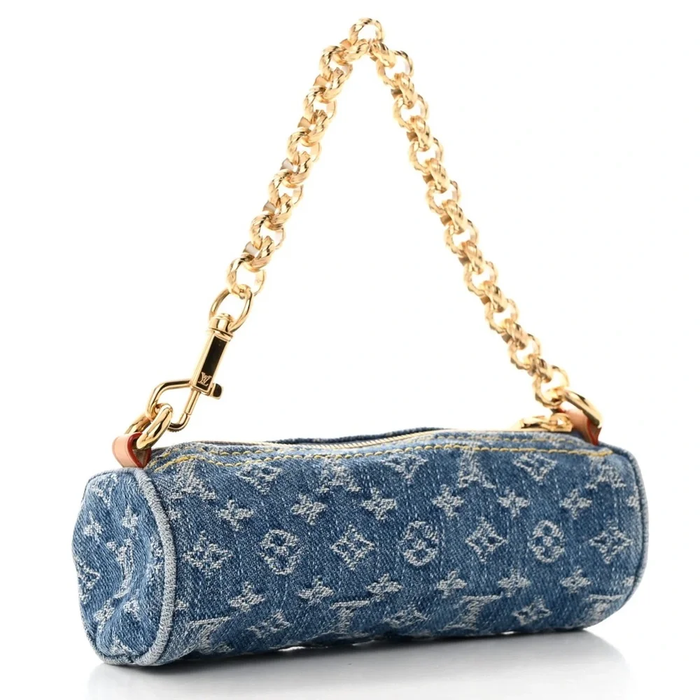 SOLD! Auth LV Mini • Louis Vuitton Denim Papillon Limited Edition AUTHENTIC - Picture 2 of 6
